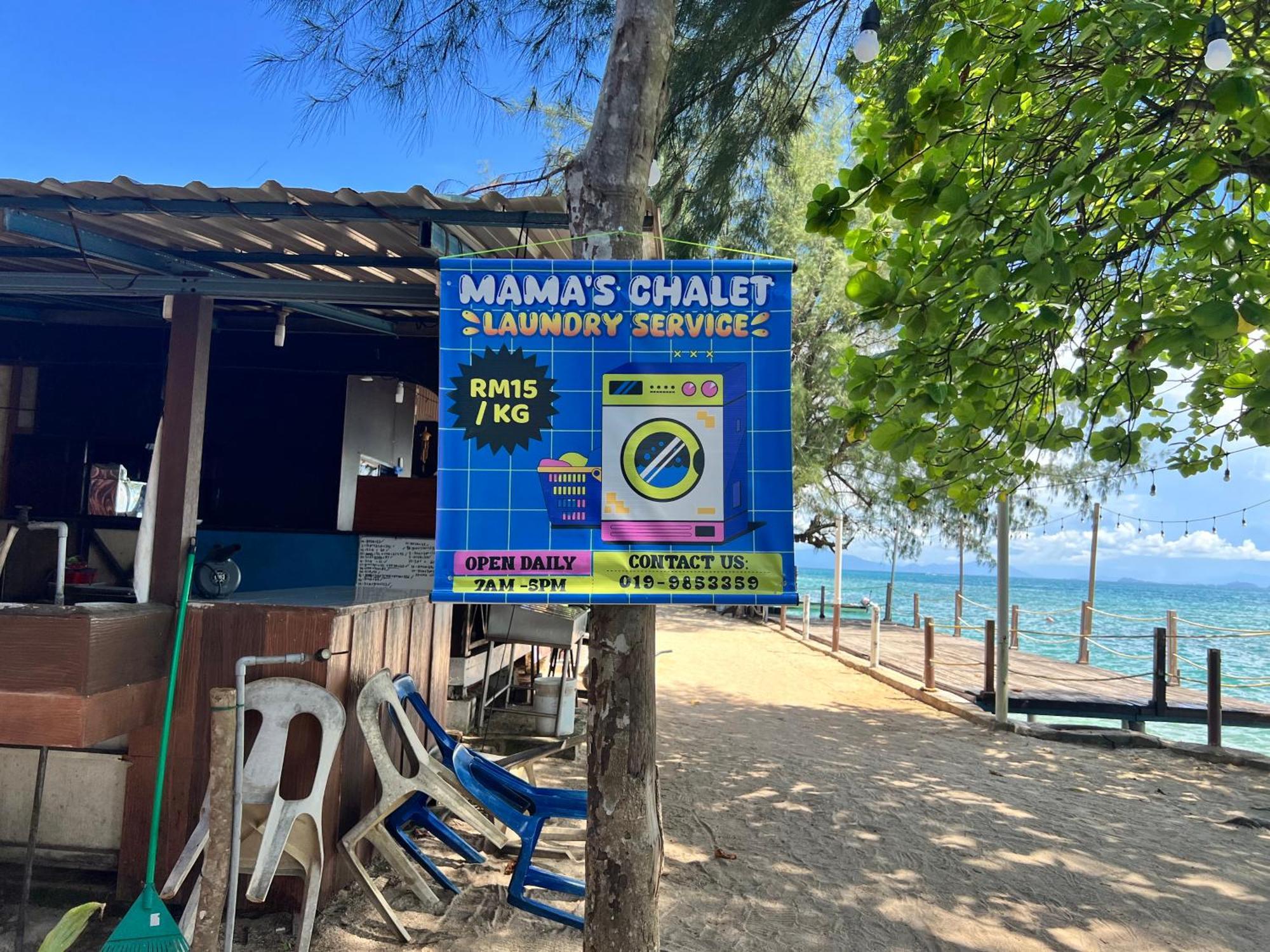 Mama'S Chalet Pulau Perhentian Besar Kampong Pasir Hantu Eksteriør bilde